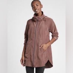 Athleta drip drop jacket hearth rose size medium